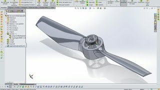 LAB 8A  Hélice tutoriel SolidWorks [upl. by Hedges]