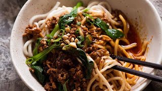 Dan Dan Noodles Spicy Sichuan Noodles [upl. by Sulakcin102]