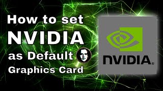 How to set NVIDIA as default graphics card for Windows 10 computers and laptops  2025 Tutorial [upl. by Esidarap]