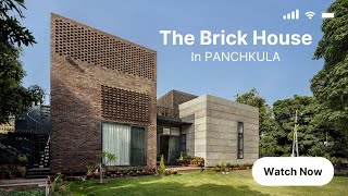 2500 sq ft The Brick House Design in Panchkula  Studio Ardete [upl. by Ingraham]