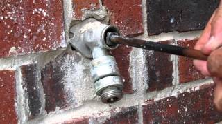 DIY How To Repair A Leaky Outdoor Faucet [upl. by Myranda]