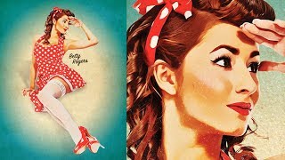 How To Create a Retro PinUp Poster in Photoshop [upl. by Brigitta53]