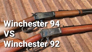 Winchester 94 vs Winchester 92 [upl. by Merrell]