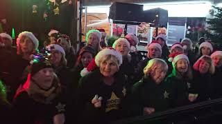 WHAT CHRISTMAS MEANS TO ME Rock Choir at Birkdale Lights Switch On 1st December 2024 [upl. by Gerda680]