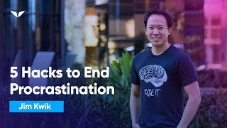 5 Mental Hacks To End Procrastination  Jim Kwik [upl. by Acus]