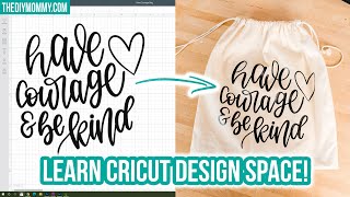 Cricut Design Space Tutorial for Beginners so you can make projects right NOW  The DIY Mommy [upl. by Sterrett]