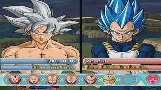 DRAGON BALL Z BUDOKAI TENKAICHI 4 BETA 6 ISO  TODOS LOS PERSONAJES ESCENARIOS Y MODO HISTORIA [upl. by Allesor]