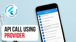 API Call using Provider  Flutter State Management [upl. by Tonry]