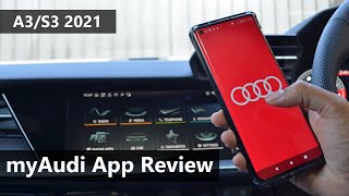 myAUDI App Review  Audi A3  Audi S3  2020  2021  2022 [upl. by Asi]