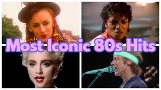 The 100 most iconic songs of the 80s New Version [upl. by Ynattyrb44]