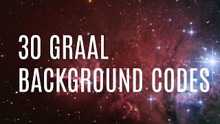 30 Graal Classic Background Codes THAT WORK 2017 [upl. by Adnahcir]