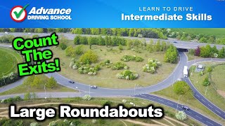 Large Roundabouts  Learn to drive Intermediate skills [upl. by Haleelahk]