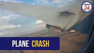 WATCH Dramatic footage apparently shows moment of Wonderboom plane crash [upl. by Dowling]