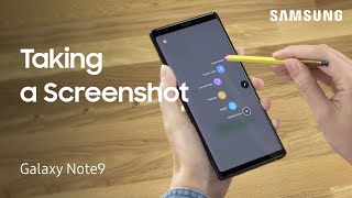 How to take a screenshot on your Galaxy Note phone  Samsung US [upl. by Arraic290]