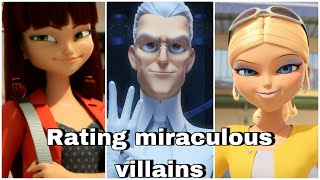 Ranking Miraculous Villains [upl. by Lorinda961]