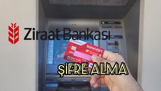 ZİRAAT BANKASI KART ŞİFRESİ ALMA [upl. by Atcele]