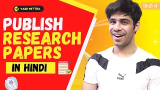 How to write and publish a research paper StepbyStep Start to End Instructions Hindi [upl. by Shurlocke]