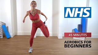 Aerobics for beginners  45 minutes  NHS [upl. by Etsirhc]