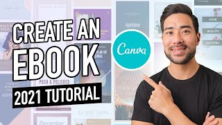 HOW TO CREATE AN EBOOK IN CANVA [upl. by Enawd36]