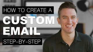 How to Create a Custom Email Using Your Domain [upl. by Harak144]