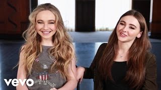 Sabrina Carpenter  Eyes Wide Open Behind The Scenes with Sabrina and Sarah [upl. by Gasperoni75]