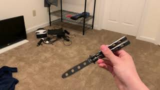 5 Easy Balisong Tricks FOR BEGINNERS [upl. by Kos]