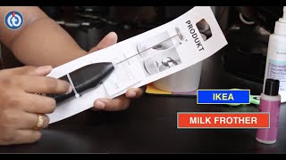 IKEA MILK FROTHER Review amp Battery Installation [upl. by Nosreh]