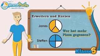 Erweitern und Kürzen  Brüche  Klasse 6 ★ Wissen [upl. by Frankhouse]