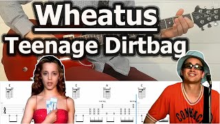 Wheatus  Teenage Dirtbag  Guitar Tabs Tutorial [upl. by Ynattib]