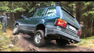 Range Rover P38 Offroading in mud rocks and water HD [upl. by Aynad865]