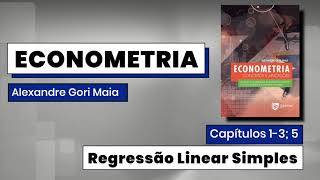 Econometria conceitos e aplicações  Capítulos 13 5  Regressão Linear Simples [upl. by Amehsat]