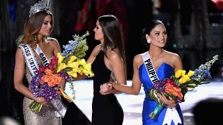 Miss Universo le entrega la corona a Colombia por error [upl. by Scrope]