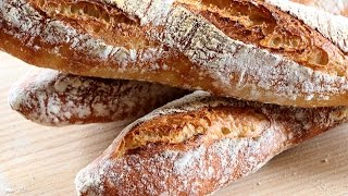 Baguettes caseras ¡Sin amasar [upl. by Erehpotsirhc257]