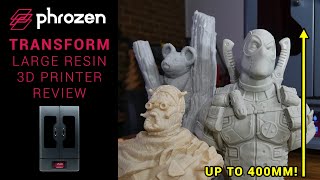 Phrozen Transform large resin 3D printer review [upl. by Millford]