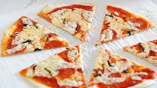 Tortilla Pizza Recipe  Toaster Oven Pizza amp Oven Methods [upl. by Arndt13]