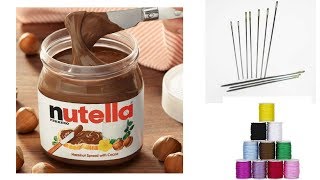 Riciclo creativo barattoli della Nutella [upl. by Attelra]