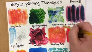 Acrylic Painting Techniques [upl. by Nathanoj181]