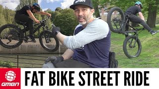 Can You Ride Street On A Fat Bike  MTB Skills [upl. by Neetsirhc]