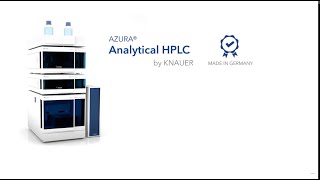 AZURA Analytical HPLC and UHPLC Systems from KNAUER [upl. by Portuna]