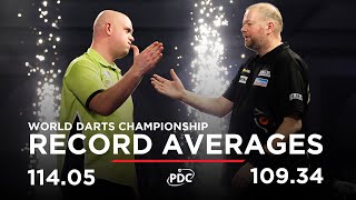 RECORDBREAKING AVERAGES Van Barneveld v Van Gerwen  2017 World Darts Championship [upl. by Wun]