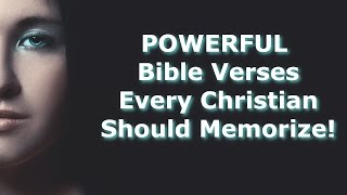 60 POWERFUL Bible Verses Every Christian Should Memorize [upl. by Rahman]