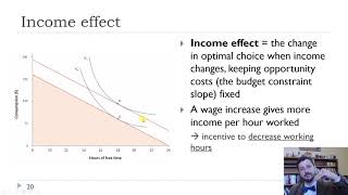 Ch3Higher Wages and the Income and Substitution Effects [upl. by Chrisy684]