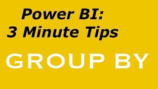 Power BI  GROUP BY without DAX [upl. by Nala994]