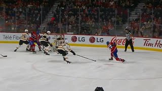 Galchenyuk goes bardown for 100th career goal gives Canadiens lead [upl. by Audrye]