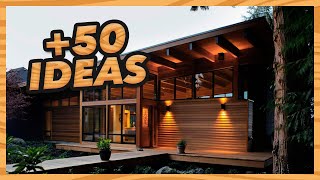 🚪CASAS de MADERA modernas ► 50 DISEÑOS RÚSTICOS y CAMPESTRES 🏡 [upl. by Garik]