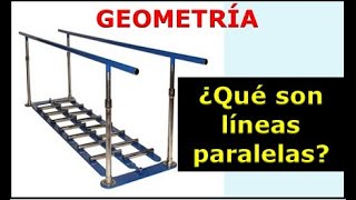 ¿Cuáles son las líneas paralelas [upl. by Mamie]