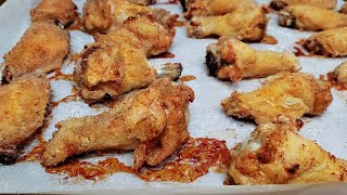 CRISPY BAKED WINGS  Easy Oven Baked Wings Recipe  Simply Mamá Cooks [upl. by Rip]