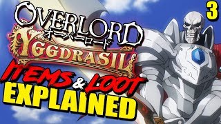 OVERLORD’s Items amp Tiers Dungeons Currency amp Customization Explained  How Yggdrasil Worked [upl. by Hershel]