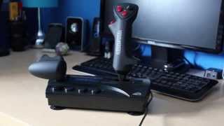 Speedlink Black Widow Flight Stick Review amp Test [upl. by Eneluj]