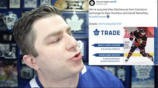 LEAFS ACQUIRE ALEX GALCHENYUK [upl. by Lisandra603]